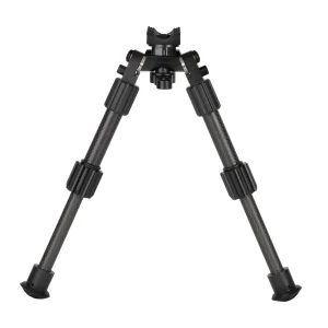 Carbon fiber ultra-lightweight precision Rifle Bipod (No.8906L)